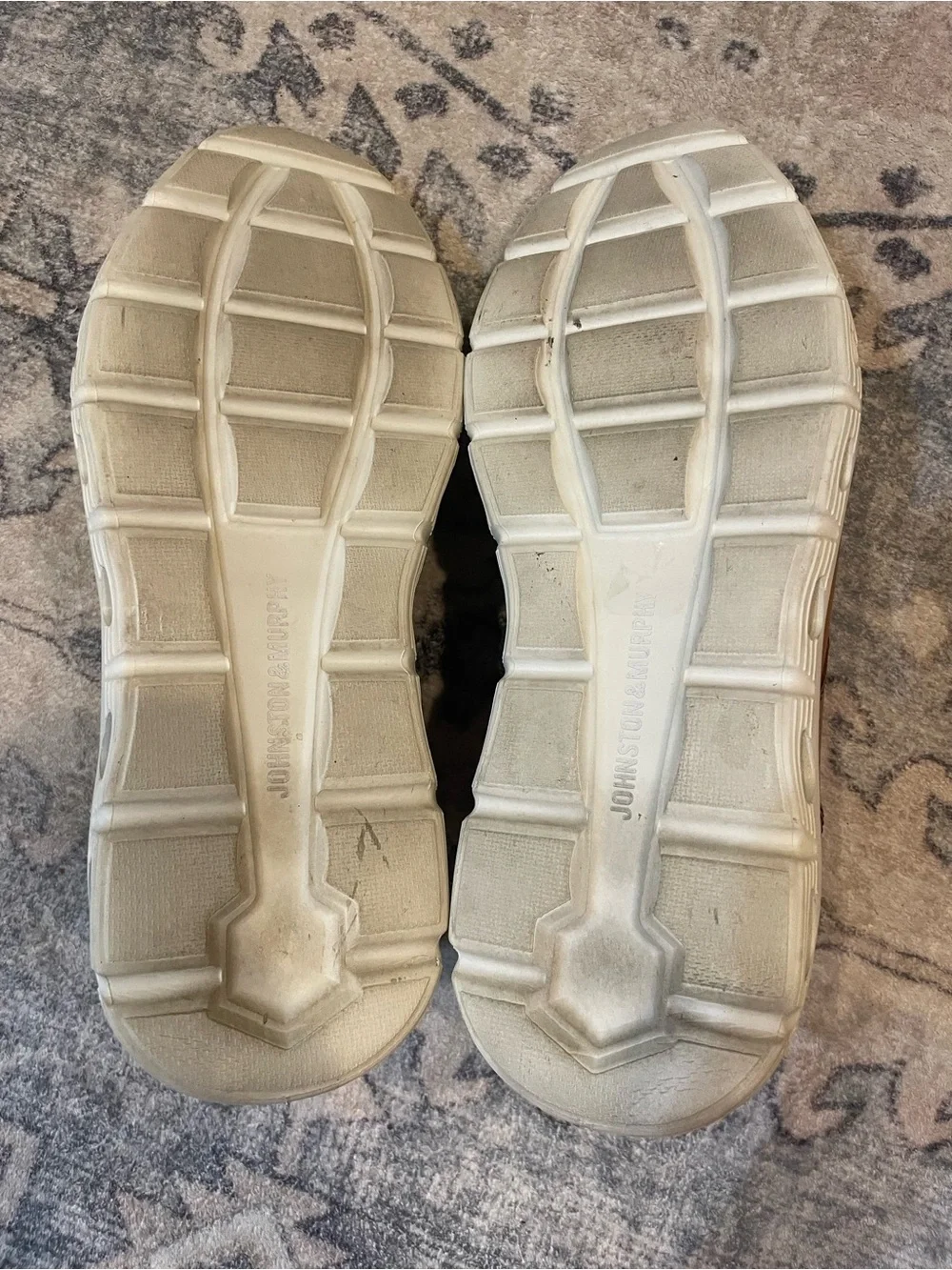 Johnston & Murphy Men's Casual Lace-Up Leather Oxfords in Brown